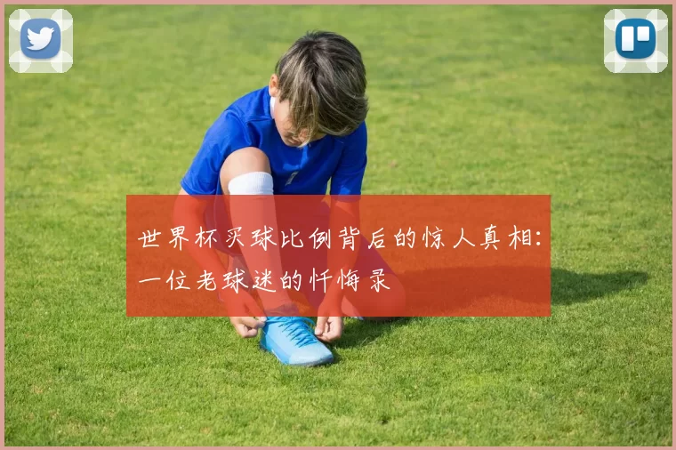 世界杯买球比例背后的惊人真相：一位老球迷的忏悔录