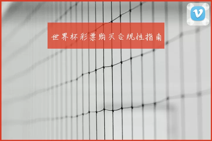 世界杯彩票购买合规性指南